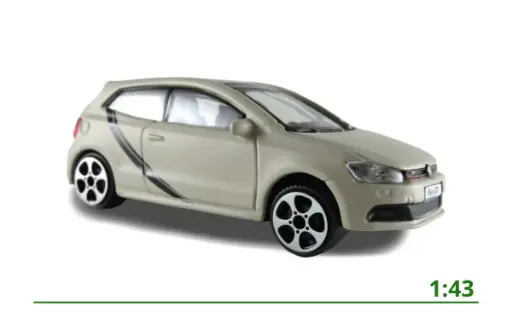 [18-30233G] Volkswagen Polo V GTI creme/zwart 1:43