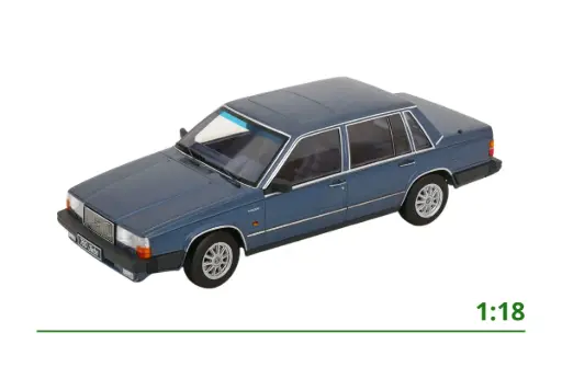 [1800532] Volvo 760 blauw metallic 1:18